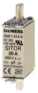 Siemens 3NE18170 Bezpiecznik użytkowy Rozmiar bezpiecznika = 0 50 A 690 V 1 szt. - obrazek 1