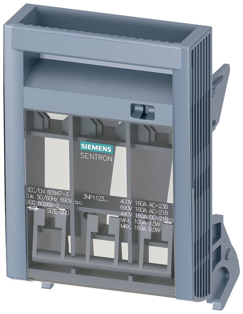 Siemens 3NP19231GA00 Wkładka chwytająca Kompatybilne bezpieczniki o rozmiarze 000 - 4 1 szt. - obrazek 1