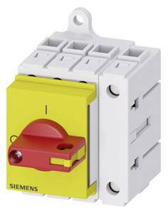 rozłącznik izolacyjny czerwony, żółty 4 styki 16 mm² 16 A 690 V/AC Siemens 3LD30300TL13 - obrazek 1
