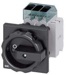 rozłącznik izolacyjny czarny 3 styki 16 mm² 16 A 1 NO, 1 NC 690 V/AC Siemens 3LD30541TK51 - obrazek 1