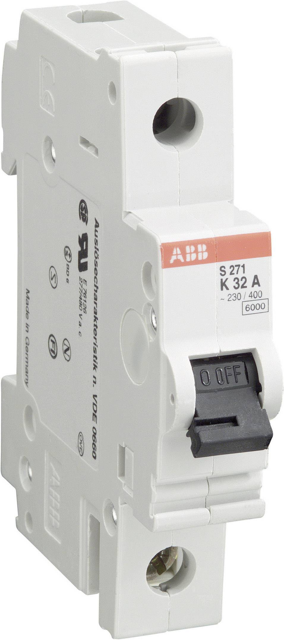 Wyłącznik instalacyjny ABB 2CDS251001R0324, Charakterystyka wyłączania: C / 6 kA - obrazek 1