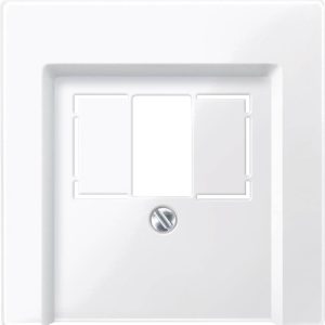 Merten Zaślepka Gniazdo TAE System M, 1-M, M-Smart, M-Plan, M-Creativ biały (błyszczący) 296019 1 szt.
