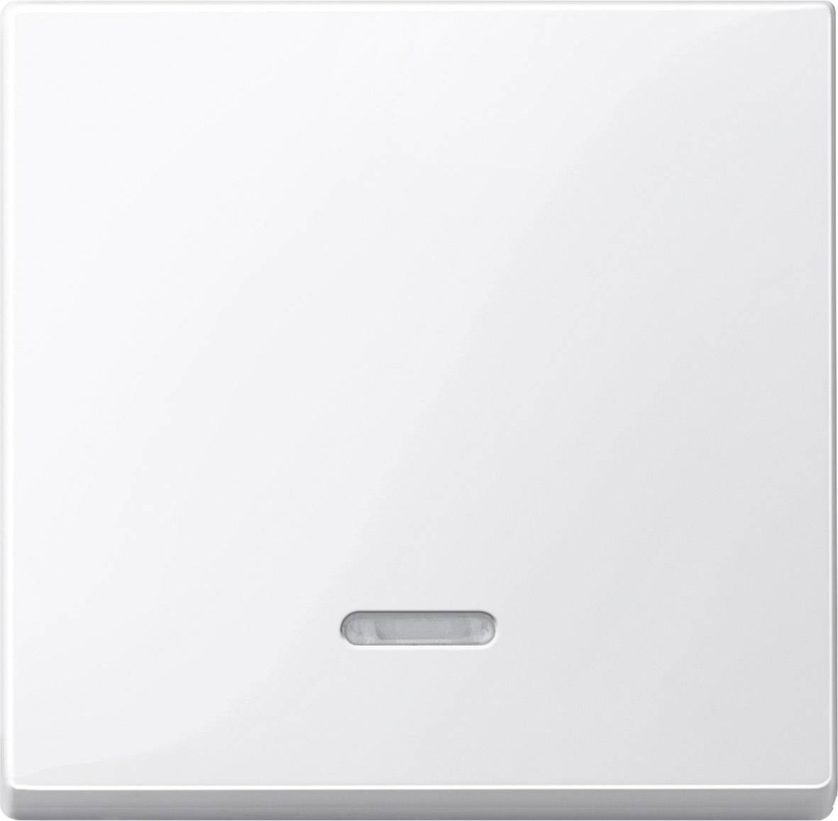 Merten Zaślepka Przełącznik z kontrolką System M, 1-M, M-Smart, M-Plan, M-Creativ biały (błyszczący) 436019 1 szt. - obrazek 1