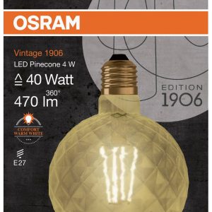 Żarówka LED OSRAM HOMELIGHTING 4058075092037 E-27 4 W = 40 W ciepła biel 1 szt. Żarówka LED OSRAM HOMELIGHTING 4058075092037 E-27 4 W = 40 W ciepła biel 1 szt.