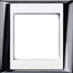 Ramka Jung AP581GCRWW chrom, śnieżnobiały Ramka Jung AP581GCRWW chrom, śnieżnobiały