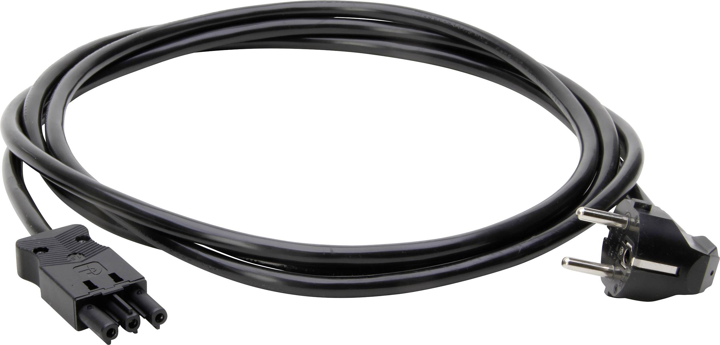 Kabel sieciowy Kopp 226403049 1 szt. czarny 3.00 m - obrazek 1