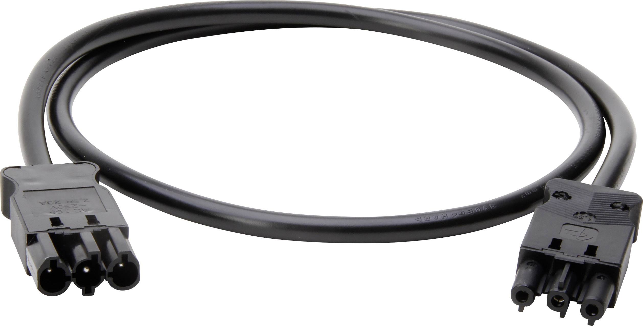 Kabel sieciowy Kopp 226501040 1 szt. czarny 1.00 m - obrazek 1
