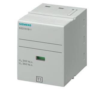 Siemens 5SD74181 Złącze wtykowe typu 1 LN, klasa wymagań B, UC 350V, 1-biegunowe do odgromników Część wtykowa 1 szt. - obrazek 1