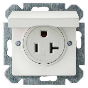 Siemens Osprzęt elektroinstalacyjny Gniazdo elektryczne Delta biały 5UB1535 1 szt. - obrazek 1