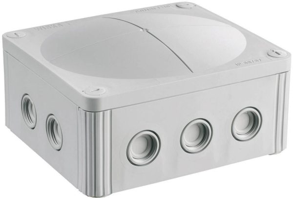 Wiska 10101459 Skrzynka przyłączeniowa (D x S x W) 160 x 140 x 81 mm szary IP66/IP67 1 szt.