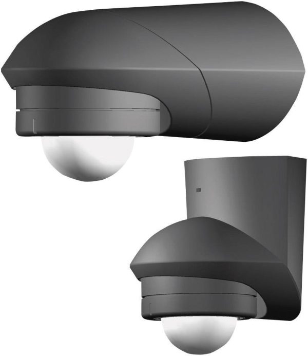 Czujnik ruchu PIR Grothe 94533 120 ° IP55 czarny