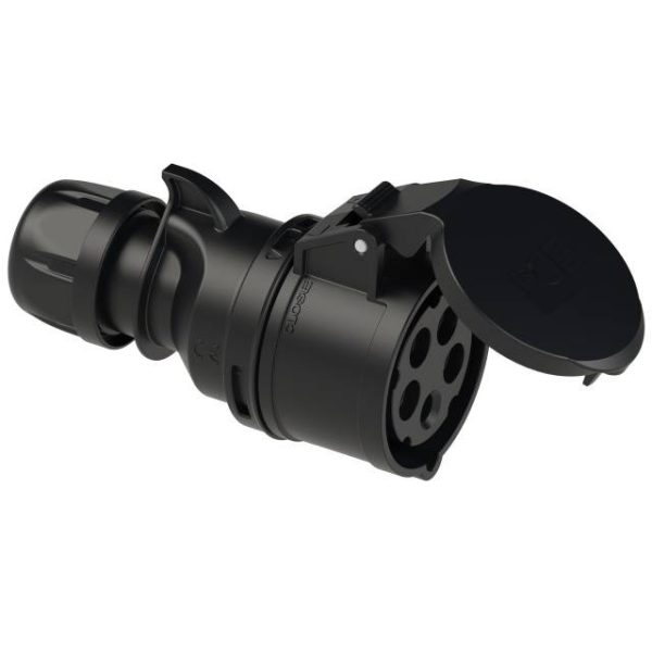 Gniazdo PCE 215-6ttx, 400 V, 16 A, IP44, IP44