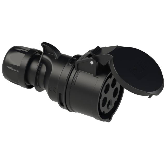 Gniazdo PCE 215-6ttx, 400 V, 16 A, IP44, IP44 - obrazek 1