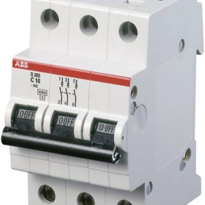ABB 2CDS253001R0204 S203-C20 Wyłącznik automatyczny 3 styki 20 A ABB 2CDS253001R0204 S203-C20 Wyłącznik automatyczny 3 styki 20 A