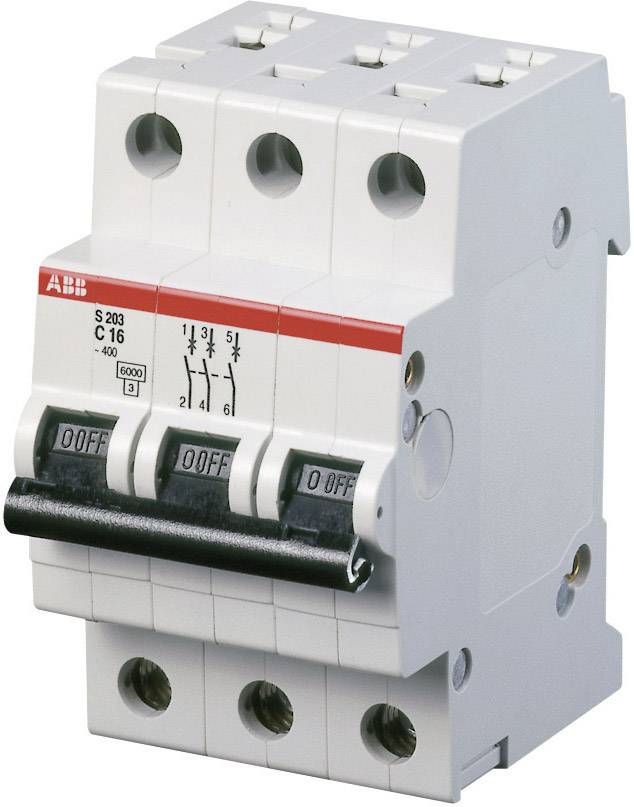 ABB 2CDS253001R0204 S203-C20 Wyłącznik automatyczny 3 styki 20 A - obrazek 1