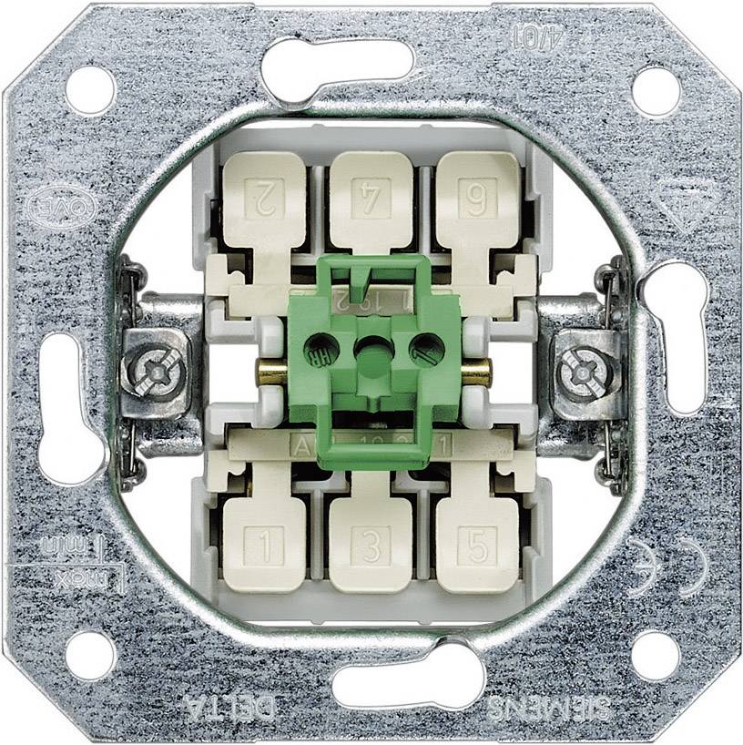 Siemens Osprzęt elektroinstalacyjny Płytka przycisku Wyłącznik Delta 5TA2153 1 szt. - obrazek 1