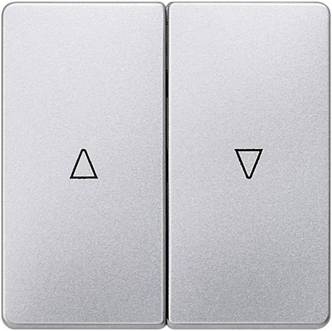 Siemens Osprzęt elektroinstalacyjny Zaślepka Przełącznik/przycisk do żaluzji Delta aluminiowy (metaliczny) 5TG6254 1 szt - obrazek 1