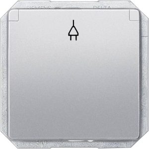 Siemens Osprzęt elektroinstalacyjny Płytka przycisku Gniazdo z uziemieniem Delta aluminiowy (metaliczny) 5UB1937 1 szt. Siemens Osprzęt elektroinstalacyjny Płytka przycisku Gniazdo z uziemieniem Delta aluminiowy (metaliczny) 5UB1937 1 szt.