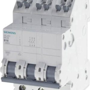 Wyłącznik nadmiarowo-prądowy Siemens B20 z końcówką wtykow3-biegunową typu A Wyłącznik nadmiarowo-prądowy Siemens B20 z końcówką wtykow3-biegunową typu A