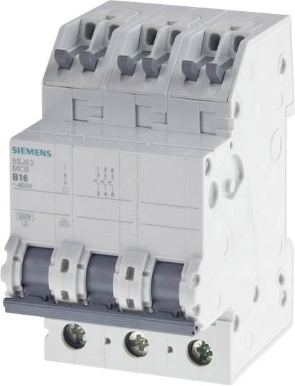 Wyłącznik nadmiarowo-prądowy Siemens C20 A 3-pin ze złącze przyłączeniowym - obrazek 1