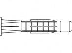 TOOLCRAFT TO-5455113 Kołek 37 mm 100 szt. - obrazek 1