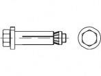 Alstertaler Schrauben & Präzisionsteile Hollo-Bolt 90 mm stal nierdzewna 820319400080090 1 szt.