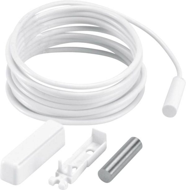 Kontaktron Abus, biały, VdS-B,kabel 4 m LIYY
