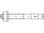 Alstertaler Schrauben & Präzisionsteile 887640100120236 Kotwa 236 mm 20 szt. - obrazek 1
