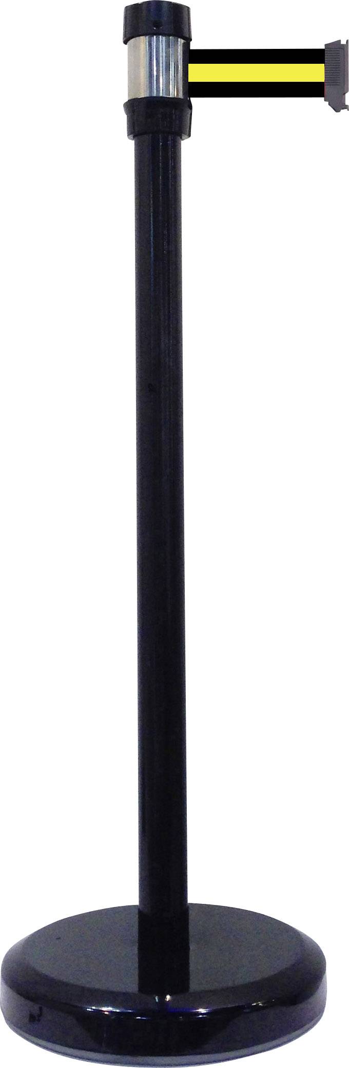 VISO RS 2 BK BYB Słupek bariery taśmowej - obrazek 1