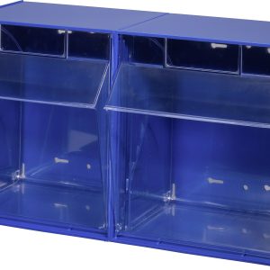Allit 464400 Magazynek z otwieranymi pudłami VarioPlus ProFlip 2 do sztaplowania (S x W x G) 600 x 350 x 310 mm niebiesk Allit 464400 Magazynek z otwieranymi pudłami VarioPlus ProFlip 2 do sztaplowania (S x W x G) 600 x 350 x 310 mm niebiesk
