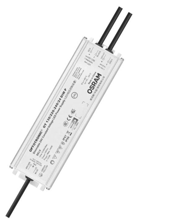OSRAM HOMELIGHTING OT 130/220…240/24 DIM P Transformator LED Stałonapięciowy 140 W 24 V/DC Ściemniacz 1 szt.