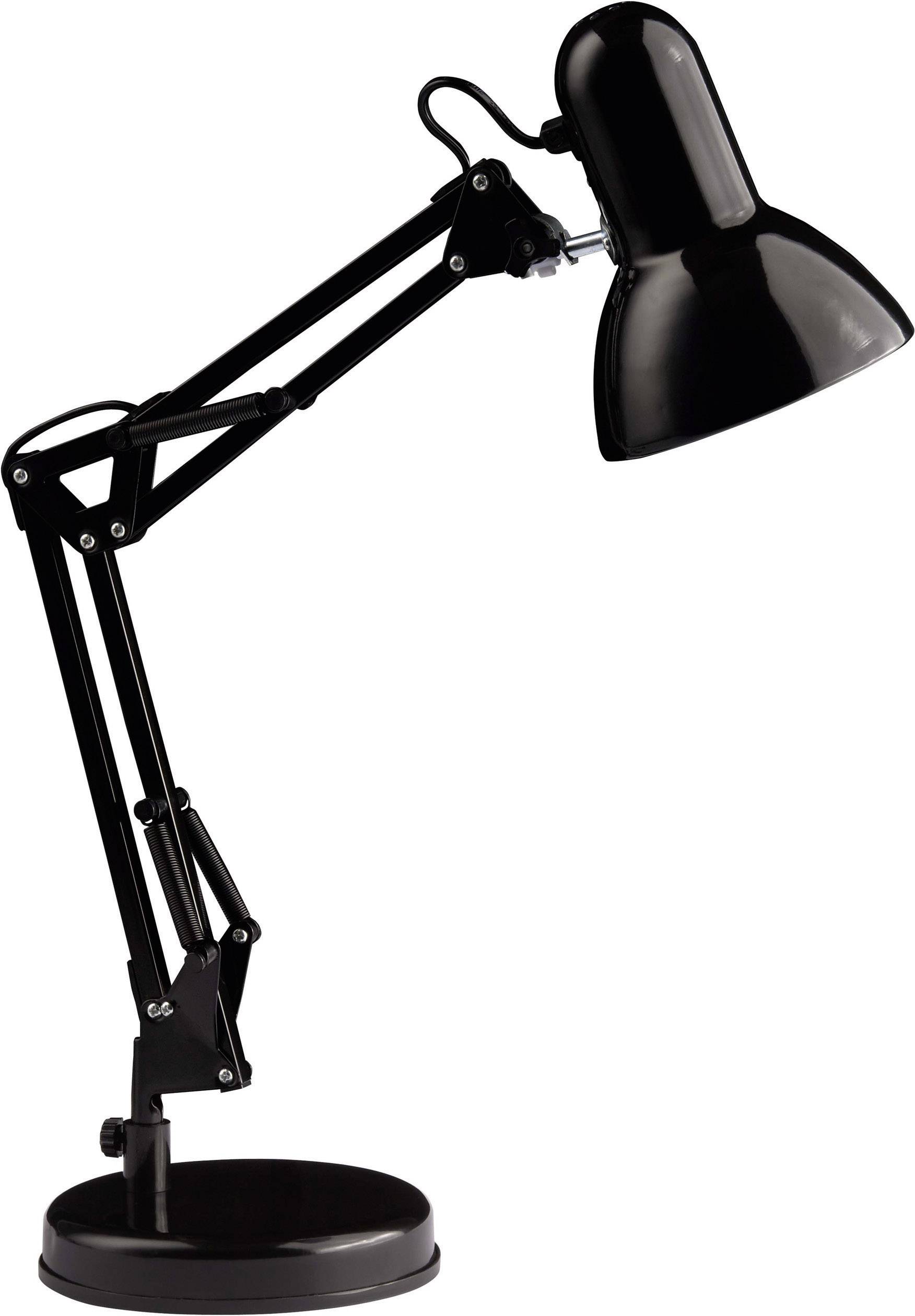 Brilliant Henry Lampa stołowa lampa energooszczędna, żarówka E-27 28 W czarny - obrazek 1