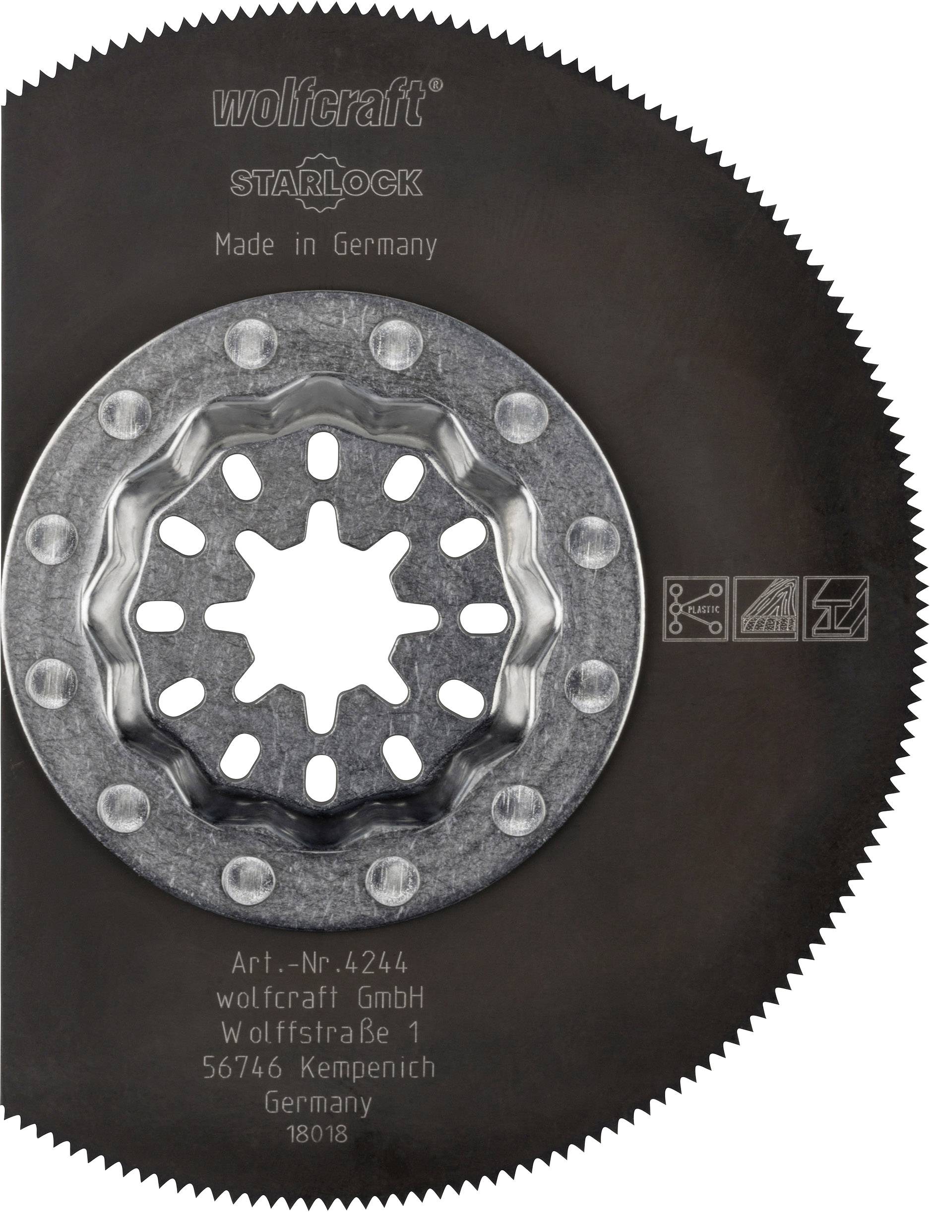 Wolfcraft 4244000 4244000 Ostrze piły segmentowej 85 mm 1 szt. - obrazek 1