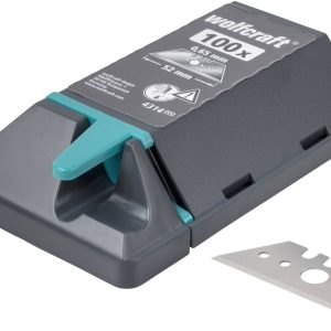 Profesjonalne ostrza trapezowe 0,65x52mm Wolfcraft 4314000 100 szt. Profesjonalne ostrza trapezowe 0,65x52mm Wolfcraft 4314000 100 szt.