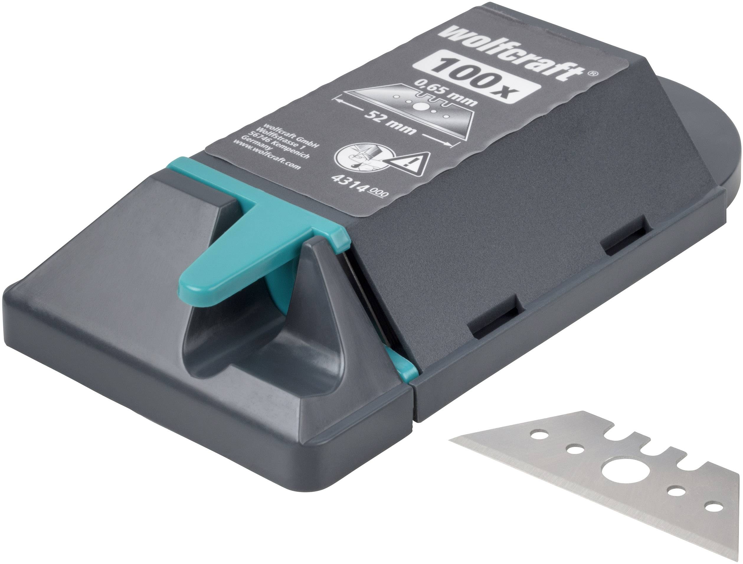 Profesjonalne ostrza trapezowe 0,65x52mm Wolfcraft 4314000 100 szt. - obrazek 1