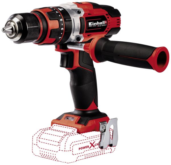 Wkrętarka udarowa akumulatorowa Einhell Power X-Change TE-CD 18/48 Li-i-Solo 2-biegowa bez ładowarki, bez akumulatora