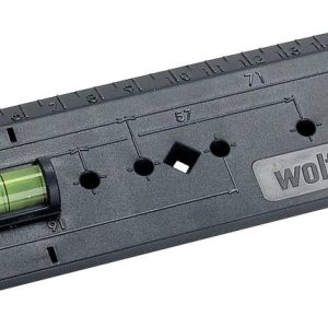Wolfcraft 4050000 Szablon do puszek do ścian szczelinowych Wolfcraft 4050000 Szablon do puszek do ścian szczelinowych