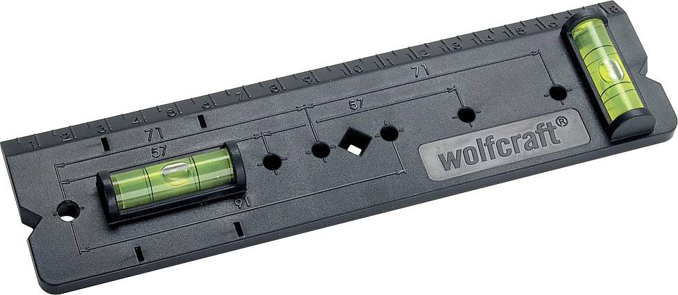 Wolfcraft 4050000 Szablon do puszek do ścian szczelinowych - obrazek 1
