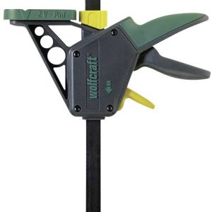 Wolfcraft 3030000 Ścisk jednoręczny Maksymalna szerokość mocowania:150 mm Posuw:100 mm Wolfcraft 3030000 Ścisk jednoręczny Maksymalna szerokość mocowania:150 mm Posuw:100 mm