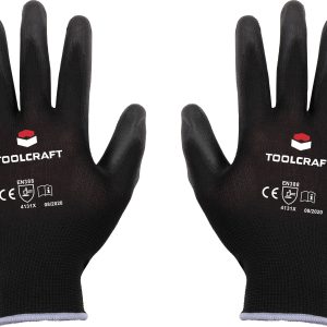 TOOLCRAFT TO-5621478 Nylon, Poliuretan Rękawice robocze Rozmiar rękawic: 7 EN 388 CAT II 1 par(a) TOOLCRAFT TO-5621478 Nylon, Poliuretan Rękawice robocze Rozmiar rękawic: 7 EN 388 CAT II 1 par(a)