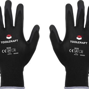TOOLCRAFT TO-5621484 Poliamid, Nitryl Rękawice robocze Rozmiar rękawic: 8 EN 388 CAT II 1 par(a) TOOLCRAFT TO-5621484 Poliamid, Nitryl Rękawice robocze Rozmiar rękawic: 8 EN 388 CAT II 1 par(a)
