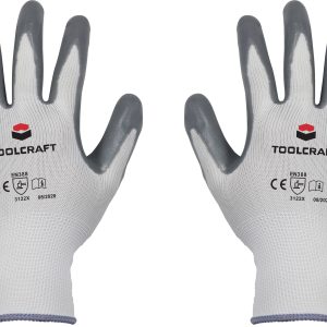 TOOLCRAFT TO-5621496 Poliamid, Nitryl Rękawice robocze Rozmiar rękawic: 7 EN 388 CAT II 1 par(a) TOOLCRAFT TO-5621496 Poliamid, Nitryl Rękawice robocze Rozmiar rękawic: 7 EN 388 CAT II 1 par(a)