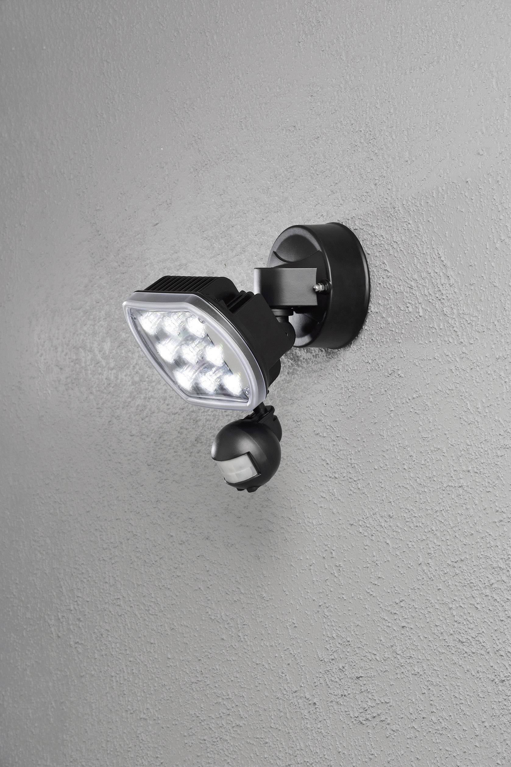 Konstsmide 7692-000 Zewnętrzna lampa punktowa LED z czujnikiem ruchu 9 W Kolor LED: ciepła biel - obrazek 1