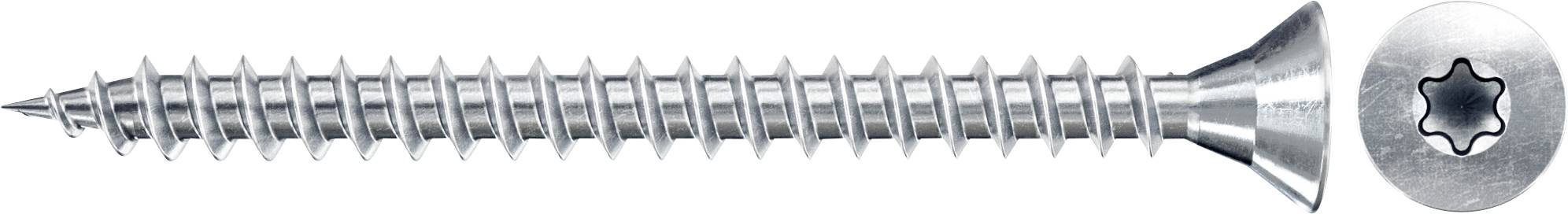 Fischer 551067 Wkręt z łbem płaskim 3 mm 16 mm sześciokąt cynkowany galwanicznie 1000 szt. - obrazek 1