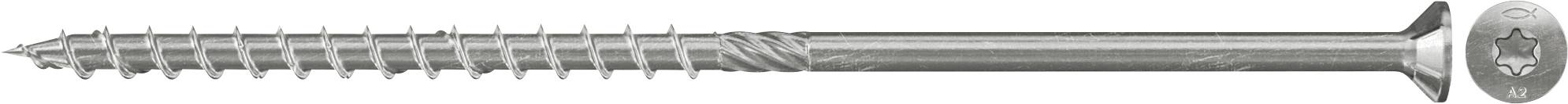 Fischer 657406 Wkręt o łbie stożkowym płaskim 6 mm 180 mm sześciokąt cynkowany galwanicznie 100 szt. - obrazek 1