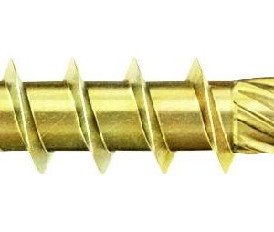 Fischer 660207 Wkręty do płyt MDF 4 mm 60 mm sześciokąt cynkowany galwanicznie 100 szt.