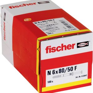 Fischer 513842 Kołek wbijany 80 mm 6 mm 100 szt. Fischer 513842 Kołek wbijany 80 mm 6 mm 100 szt.