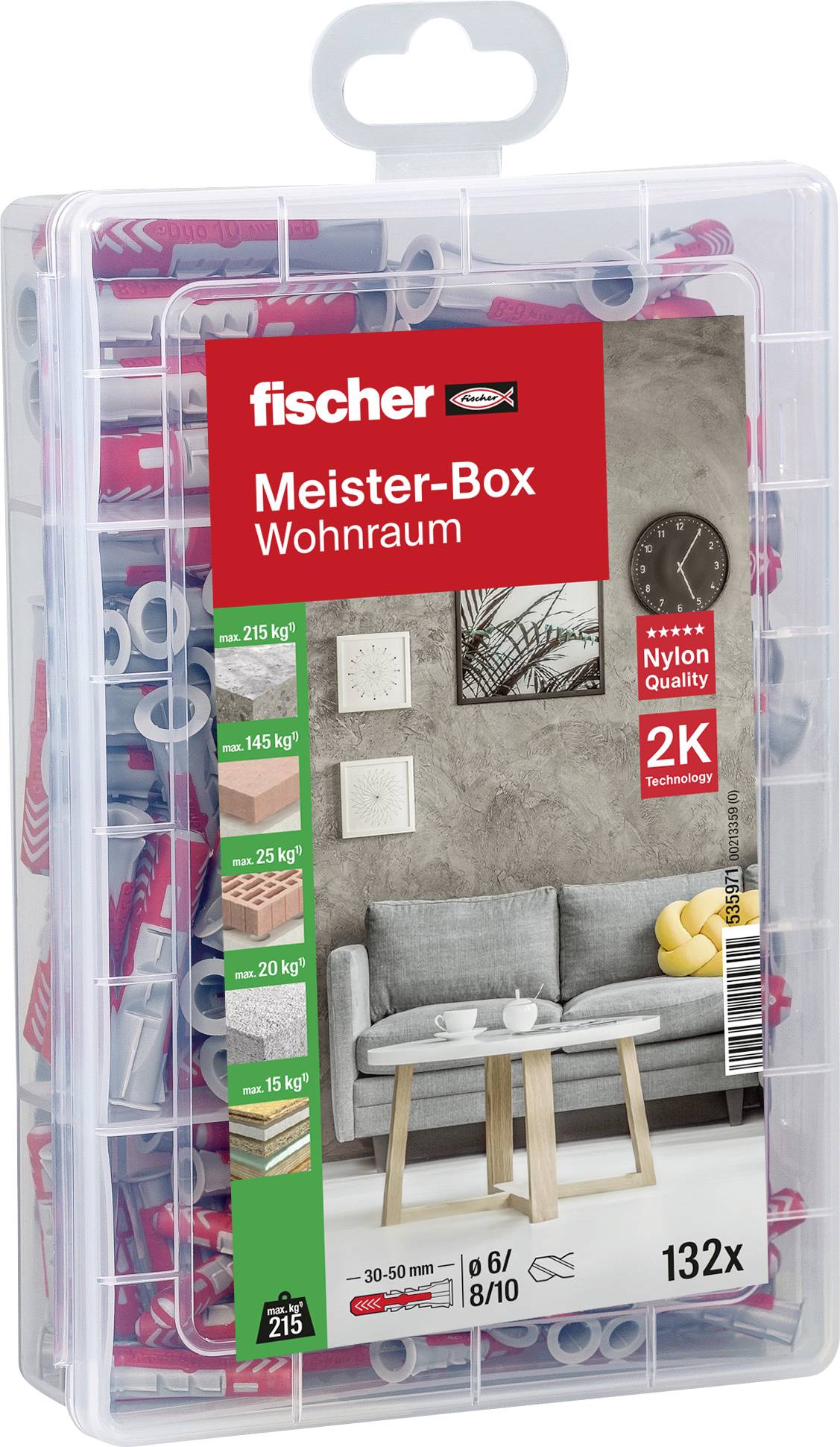 Fischer 535971 DUOPOWER Skrzynka z asortymentem kołków 1 szt. - obrazek 1