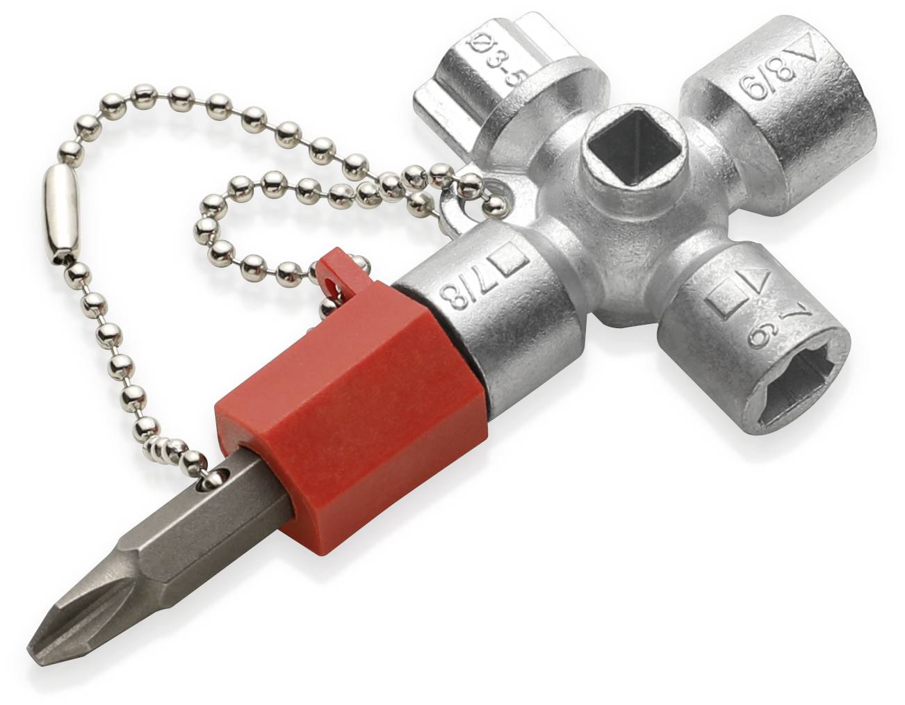Klucz wielofunkcyjny do szaf sterowniczych Knipex 00 11 02 - obrazek 1