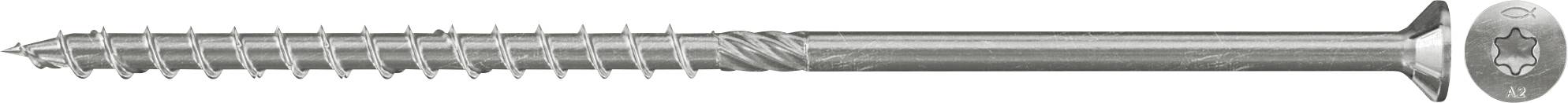 Fischer 657404 Wkręt o łbie stożkowym płaskim 6 mm 140 mm sześciokąt cynkowany galwanicznie 100 szt. - obrazek 1